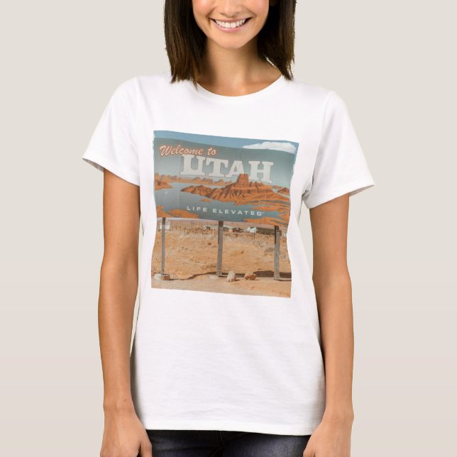 Utah Life Elevated T Shirt (Framsida)