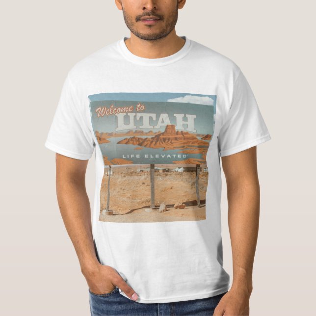 Utah Life Elevated T Shirt (Framsida)