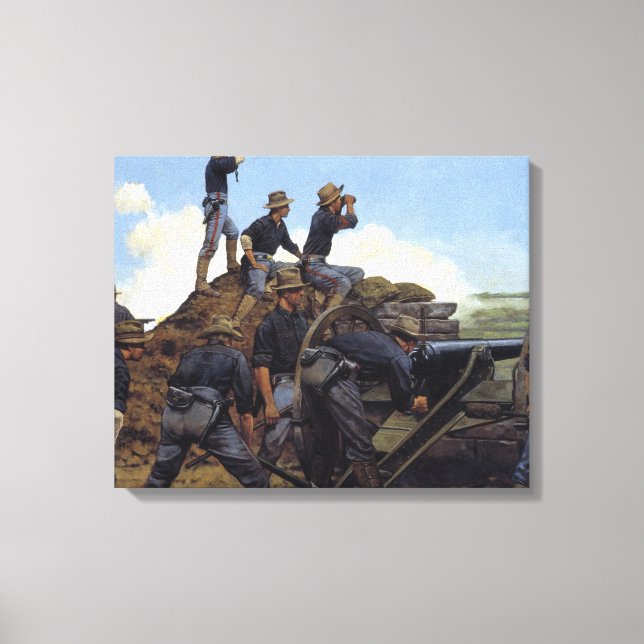 Utah Light Artillery av Keith Rocco Print Canvastryck (Framsida)