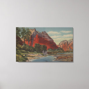 Utah - majestätisk montering & ängel landning canvastryck