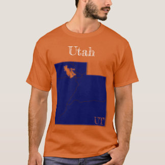 Utah-mellanlägen [Navy Blue Design] T Shirt