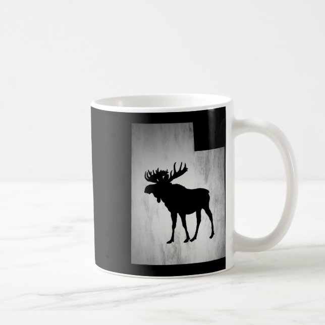Utah Moose Hunting Kaffemugg (Höger)