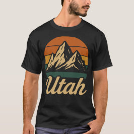 Utah Mountains USA State T Shirt
