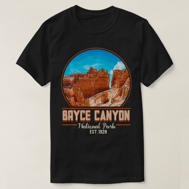 Utah National Park Tshirt Bryce Canyon National Pa T Shirt (Design framsida)