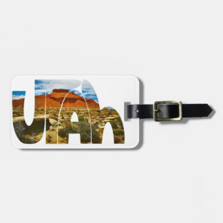 Utah ökenlogotyp bagagebricka