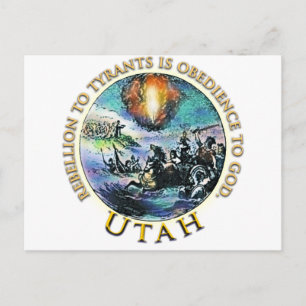 Utah Party Inbjudan Vykort