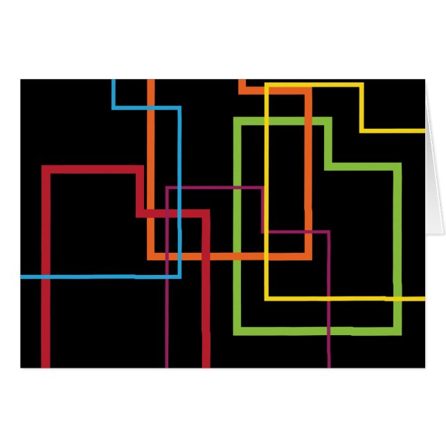 utah pride blur hälsningskort (Framsidan Horizontal)