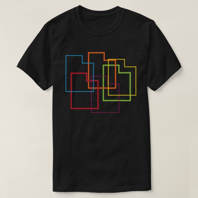 utah pride blur t shirt (Design framsida)