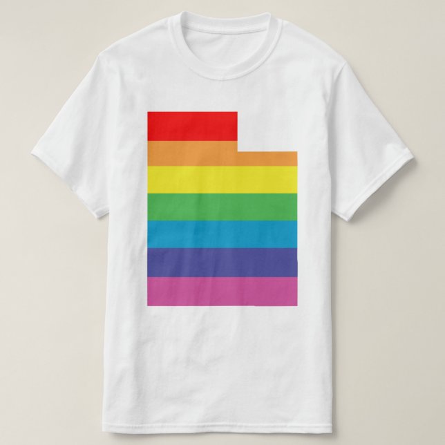 utah rainbow tee (Design framsida)