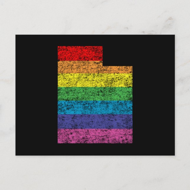 utah rainbow vykort (Framsida)