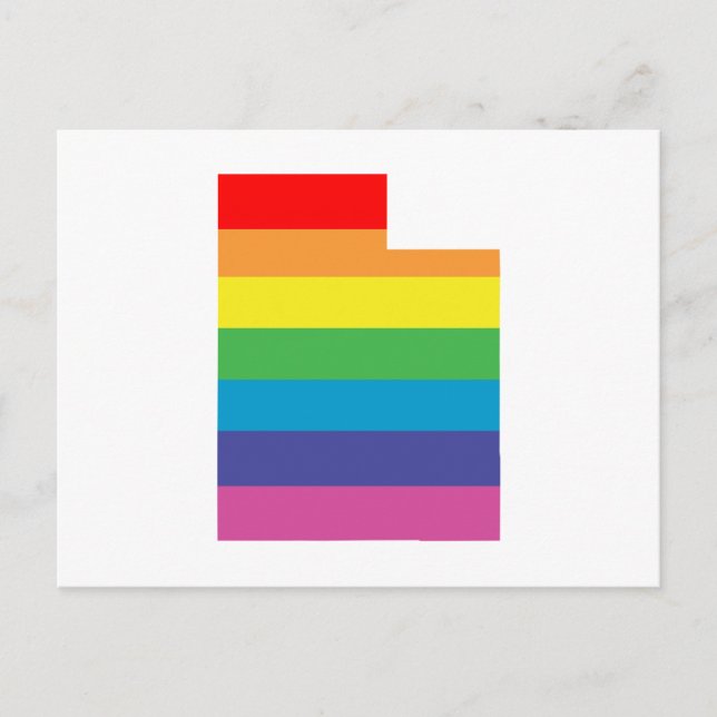 utah rainbow vykort (Framsida)