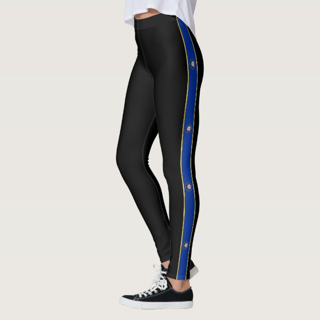 Utah rand flagga leggings (Vänster)