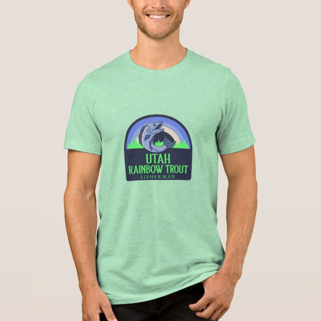 UTAH REGNBÅGE ÖRING FISKARE T SHIRT (Framsida)