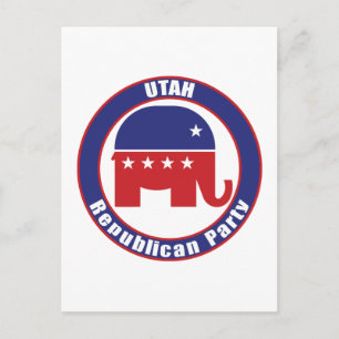 Utah Republican Party Inbjudan Vykort