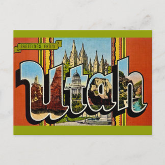 Utah Retro vykort