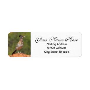 Utah Roadrunner Returadress Etikett