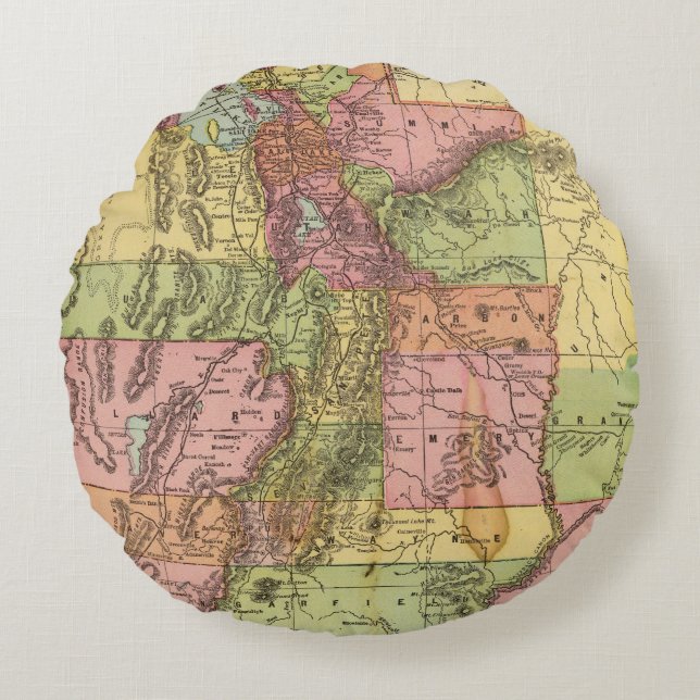 Utah Rund Kudde (Framsidan)