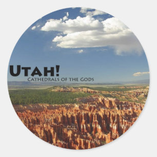 Utah Runt Klistermärke