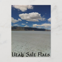 Utah Salt Flats liggande Vykort