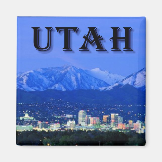 Utah, Salt Sjö City Magnet (Framsidan)