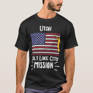 Utah Salt Sjö City Mormon LDS Uppdrag missionär T Shirt