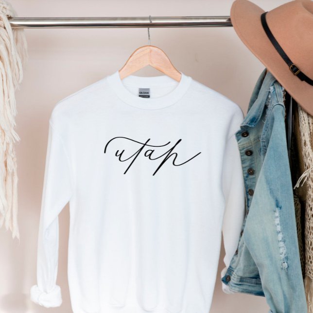 Utah Script State Women's Sweatshirt T Shirt (Skapare uppladdad)