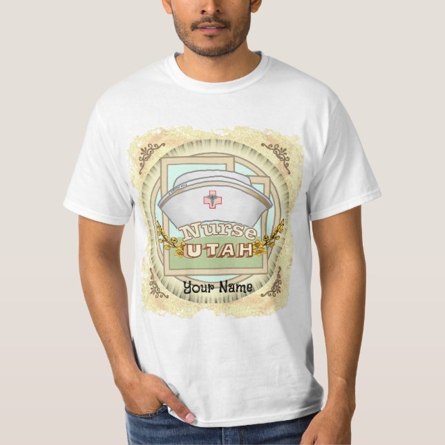 Utah Sjuksköterska T Shirt (Framsida)