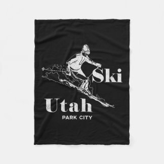 Utah Skiing Park City Långärmad Ski Tee Fleecefilt