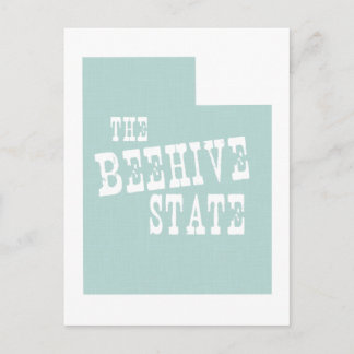 Utah State Motto Slogan Vykort