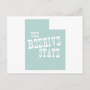 Utah State Motto Slogan Vykort