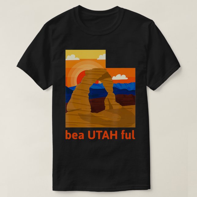 Utah State-Roligten BeaUTAHful Benice Gift T Shirt (Design framsida)