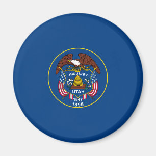 Utah Statlig flagga Design Magnet