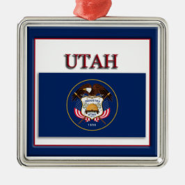 Utah Statlig flagga jul Ornament