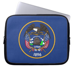 Utah Statlig flagga Laptop sleeve