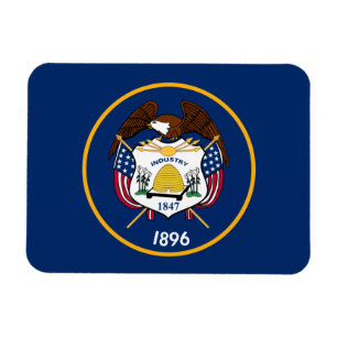 Utah statlig flagga magnet