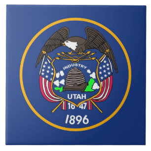 Utah Statlig flagga Tile Kakelplatta