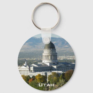 Utah statlig huvudstad - Salt Lake City Nyckelring