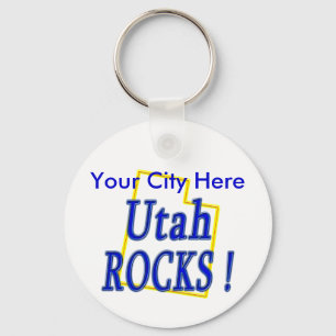 Utah stenar! nyckelring