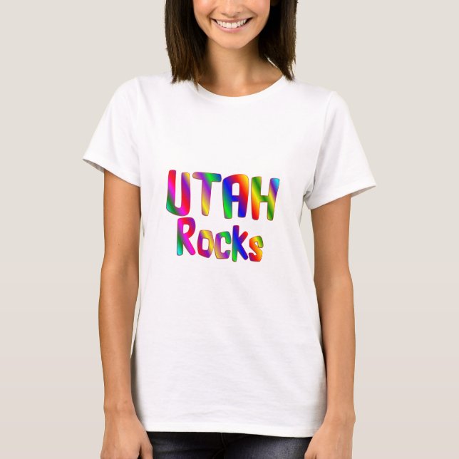 Utah stenar t shirt (Framsida)
