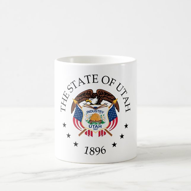 Utah-tecken Kaffemugg (Center)