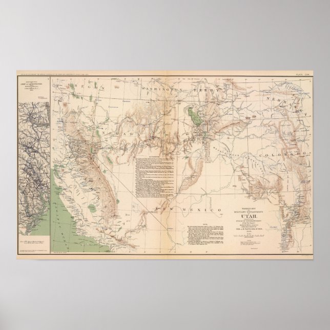 Utah Terr & Mil Dept Poster (Framsidan)