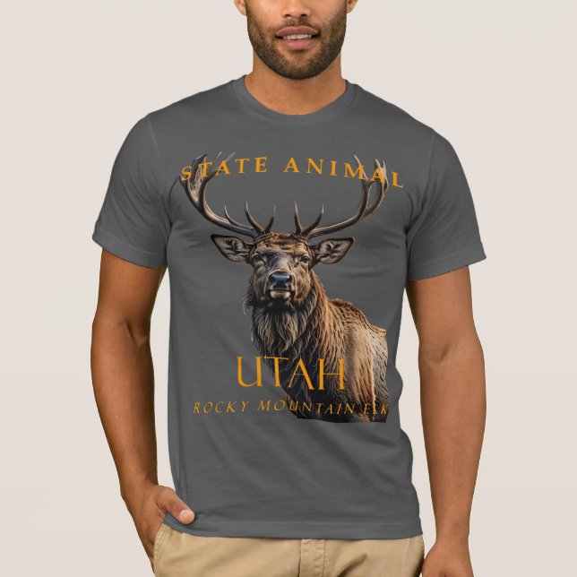 Utah-territoriets fantastiska bergsälg t shirt (Framsida)