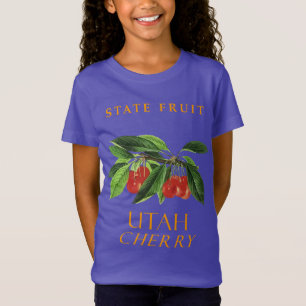 Utah-territoriets frukt körsbär t shirt