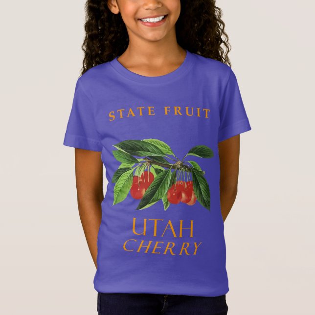 Utah Territorium Fruit the Cherry T Shirt (Framsida)