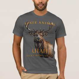 Utah Territory Animal Stunning Mountain Elk T Shirt