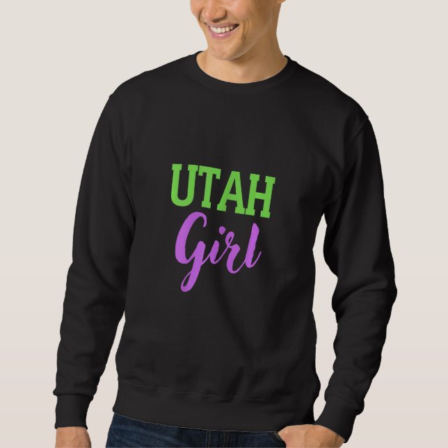 Utah Tjej Lång Ärmad Tröja (Framsida)