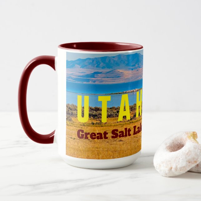 UTAH Underbar Salt Sjö-staten Mugg (Med munk)