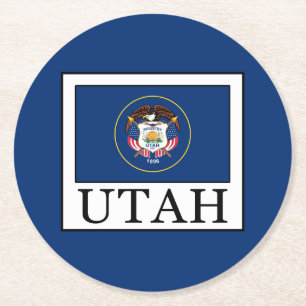 Utah Underlägg Papper Rund