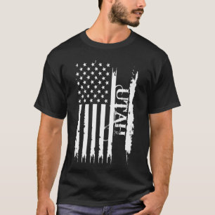 Utah United Stater Distress w US Flagga T Shirt