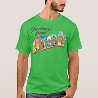Utah US Travel Vacation Resa T Shirt